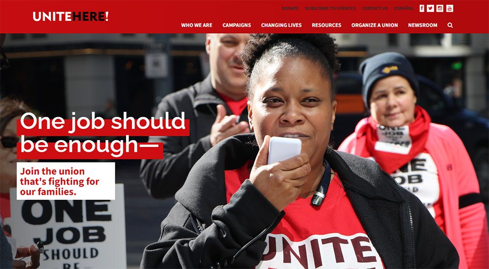 College cafeteria workers organize with support from Catholic Labor